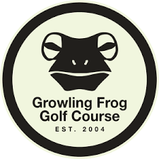 Growling Frog Golf Course Logo - Where Playfulness Meets Excellence