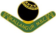 Kallangur MBC and Kallangur MCC Logo - Uniting Bowling Excellence in One Badge