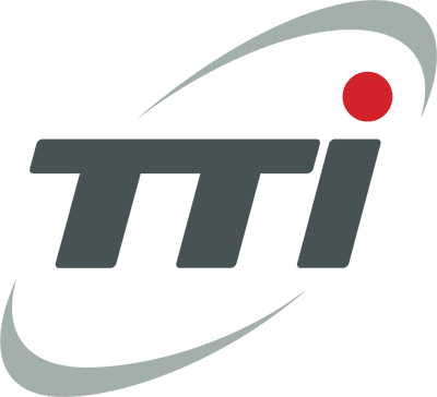 The main logo is for a company called TTI