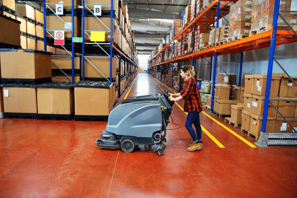 Efficient Warehouse Cleaning