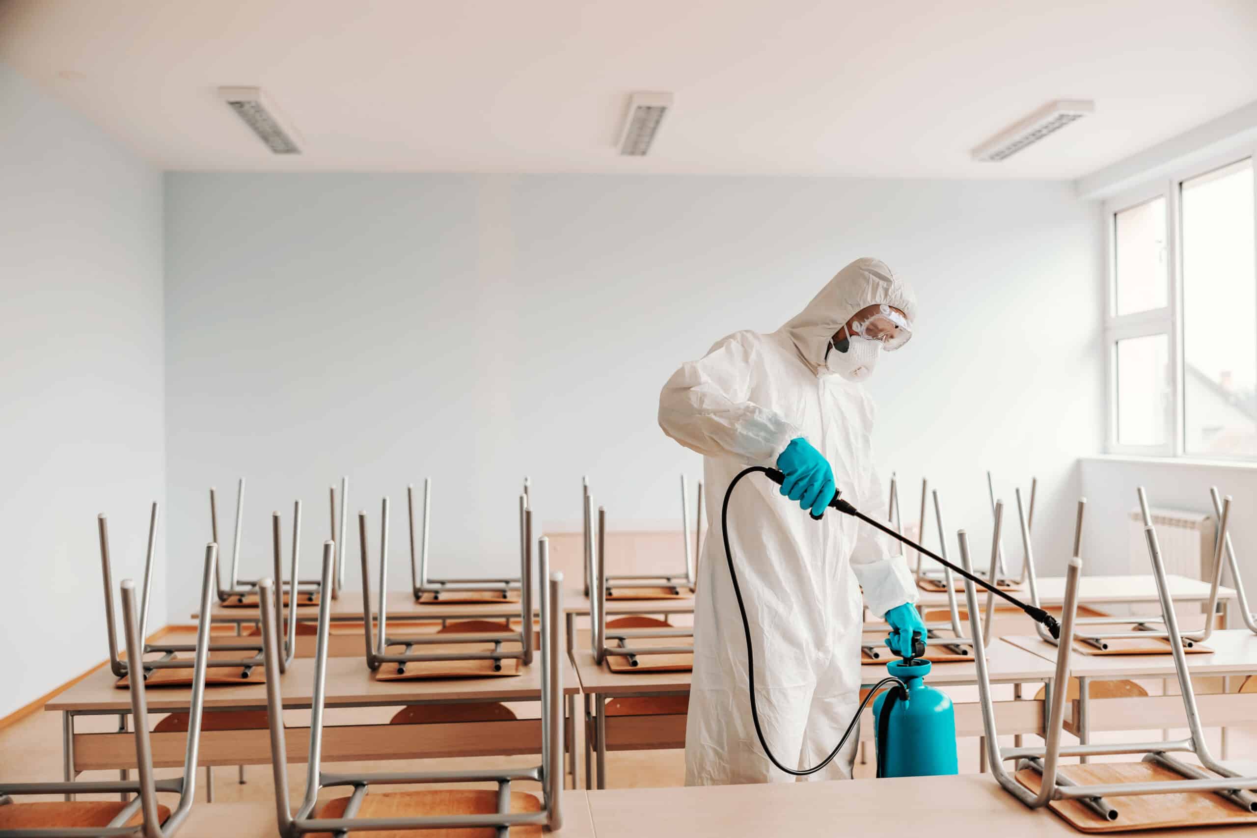 The connection of school cleaning and students health